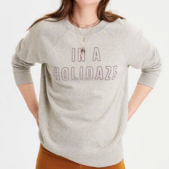 American Eagle Outfitters Tops - American Eagle Crewneck Sweatshirt - Size XS